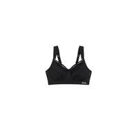 Champion Women's Shock Absorber SN102 Active Classic Support Bra, Semi-Sheer inches, Black, 34B