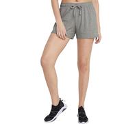 Champion Women's Shorts, Lightweight Lounge, Soft Jersey Comfortable Shorts for Women (Plus, Oxford Gray, 6