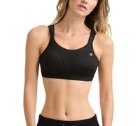 Champion Women's Spot Comfort Full Support Sports Bra, Black, 38DD