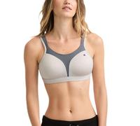 Champion Womens Spot Comfort Full Support Sports Bra, Oxford Heather/Medium Gray, 34C UK