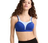 Champion Women's Spot Comfort Full Support Sports Bra, Surf The Web/Ocean Front Blue, 36D