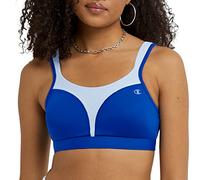 Champion Women's, Spot Comfort, Maximum Support, High-Impact Sports Bra, Opaque, Surf The Web/Ocean Front Blue, 34D