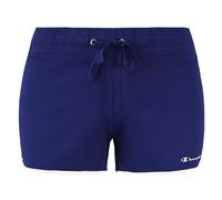 Champion Women's Stretch Waist Navy White Running Shorts in Blue | Size: Large Champion Blue L
