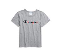Champion Women's The Original Tee-3 Color Script, Oxford Gray, S