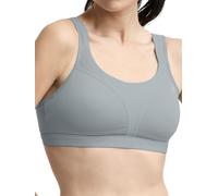 Champion Womens Women's Sports Bra, High-Impact, Maximum Support, Breathable, Moisture Wicking, Quarry, 38D