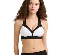 Champion womensB9373Med Support Curvy with Sewn in Cup Sports Bra - White - M