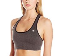 Champion womensB9504Absolute Sports Bra with SmoothTec Band Short Sleeve Sports Bra - Gray - M