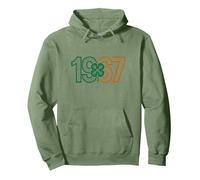 Champions 1967 with a Celtic Pullover Hoodie, Adult Unisex, Sage Green, Large