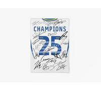 Champions 2025 Leeds Squad Signed (printed) Photo Printed Autograph Elland Road (16x12 inch Print Only)