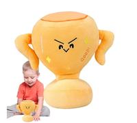 Champions Award Cushion Plush Trophy - Gentle-Touch Trophy, Huggable Soft Doll | Humorous Room Ornament Soothing Buddy, Office Prize Comical Cozy Companion Pillow Plush for Children Boys Girls
