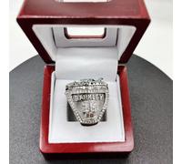 Championship Eagles Football Ring, Gold Tone Metal, Statement Style, Fantasy Sports Fan Collectible with Display Box, Adult Unisex (9)