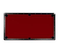 Championship Saturn II Billiards Cloth Pool Table Felt, Burgundy, 8-Feet