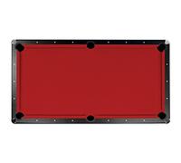 Championship Saturn II Billiards Cloth Pool Table Felt, Red, 7-Feet