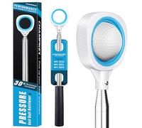 CHAMPKEY Golf Ball Retriever Single-Sided - Durable Stainless Steel Shaft with Non-Slip Grip | Golf Accessory for Water Hazards & Course Rough | Select from 9Ft/12Ft/14.5Ft/16.3Ft Lengths (Blue, 9Ft)