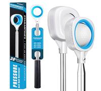 CHAMPKEY Performance Golf Ball Retriever Single Sided - Durable Stainless Steel Shaft with Non-Slip Grip | Golf Accessory for Water Hazards | Select from 9Ft/12Ft/14.5Ft/16.3Ft Lengths (9Ft)