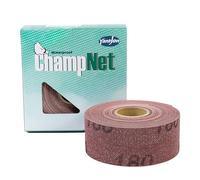ChampNet Emery Cloth Roll Grit 180 Plumbers Sanding Cloth, 1.5" X 10 Yards | Open Mesh Double Side Aluminum Oxide Sandpaper Rolls | Ideal for Clean Copper Pipe, Remove Metal Burrs, Wood Lathe Projects