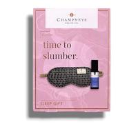 Champney Health Spa | Sleep Gift Set - Fabric Eye Mask and Slumber Mood Mist 50mL | Succumb to Soothing Notes of Lavender, Eucalyptues, Patchouli & Sage Essential Oils Before Bed | TIME to Slumber