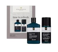 Champneys Body Duo, Anti-Perspirant Deodorant 150 ml, Hair & Body Wash 200 ml