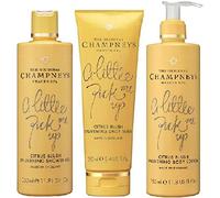 Champneys Citrus Blush TRIO Bundle Shower Gel 350ml & Daily Scrub 250ml & Body Lotion 350ml A Little Pick Me Up