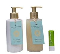 Champneys Energising Citrus Fragrance & Vitamin C , Hand Wash 250ml And Hand Lotion 250Ml With Free ALoe Vera Lip Balm