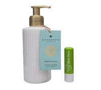 Champneys Energising Hand Lotion 250ML Citrus Fragrance & Vitamin C With Free Aloe Vera Lip Balm