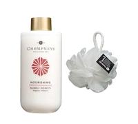 Champneys Nourishing Bubble Heaven 500ML Bergamot Fragrance With Free Beauty BodyPuff(Any Colour)