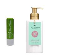Champneys Nourishing Hand Lotion 250ML Bergamot Fragrance & Vitamin E With Free Aloe Vera Lip Balm