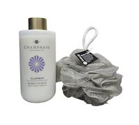 Champneys Slumber Bubble Heaven 500mL Organic Lavender Fragrance & Magnesium with Free Beauty Body Puff (Any Colour)