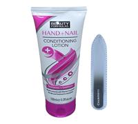 Champneyss Luxury Mini Glass Nail File with Free Hand + Nail Conditioning Lotion 100ML- Ultimate Nail Care Duo for Smooth, Healthy Hands