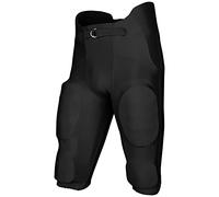 CHAMPRO Boys' Bootleg 2 Integrated Youth Football Pants with Built-in Pads Black