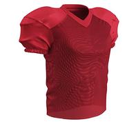 CHAMPRO Boys' Time Out Youth Stretch Football Practice Jersey Scarlet