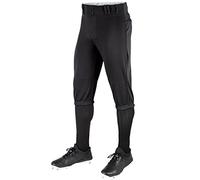 CHAMPRO Boys' Traditional Knicker Style Knee-Length Baseball Pants Black