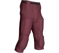 CHAMPRO Goal Line Polyester/Spandex Football Game Pant Maroon