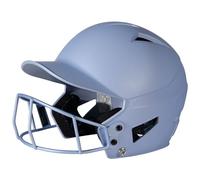 CHAMPRO HX Rise Fastpitch Batting Helmet with Face Mask, Medium, Evergreen