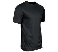 CHAMPRO Men's Bst99ab4x Vision Lightweight Polyester T-Shirt Jersey, Black, Adult 4X-Large