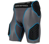 Champro Men's Bull Rush 5-Pad Integrated Football Girdle, Padded Compression Shorts