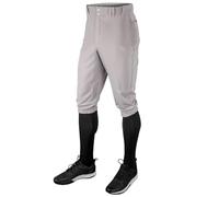 Champro Men's MVP Baseball Knickers, Grey, Large