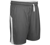 CHAMPRO Men's Swish Reversible Basketball Shorts Charcoal White
