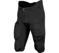 CHAMPRO Men's Terminator 2 Integrated Adult Football Pants with Built-in Pads Black