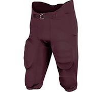 Champro Men's Terminator 2 Integrated Adult Football Pants with Built-in Pads Maroon