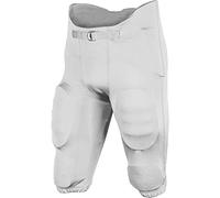 CHAMPRO Men's Terminator 2 Integrated Adult Football Pants with Built-in Pads White