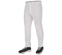 Champro Men's Triple Crown 2.0 Tapered Bottom Baseball Pants, White, Small