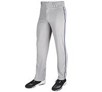 Champro Men's Triple Crown Adult Baseball Pants with Whistle Baseball Pants with Three Crowns Open Bottom for Adults with Side Tube/Braid