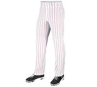 Champro Men's Triple Crown OB Open-Bottom Loose-Fit Baseball Pant with Knit-in Pinstripes