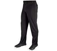 Champro Open Bottom Relaxed Fit Mens Baseball Pant Black Small