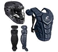 CHAMPRO Optimus MVP Plus Catcher’s Box Set Kit with NOCSAE Standard Certified Headgear and Chest Protector