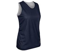 Champro Polyester Reversible Basketball Jersey, Women's Medium, Navy, White