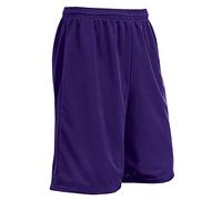 Champro Polyester Tricot Short with Liner, Purple, Large