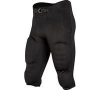 CHAMPRO Safety Integrated Football Practice Pant with Built-in Pads, Black, x-Small