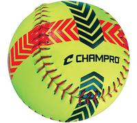 Champro Striped Training Softball Set (Optic Yellow, 12-Inch)